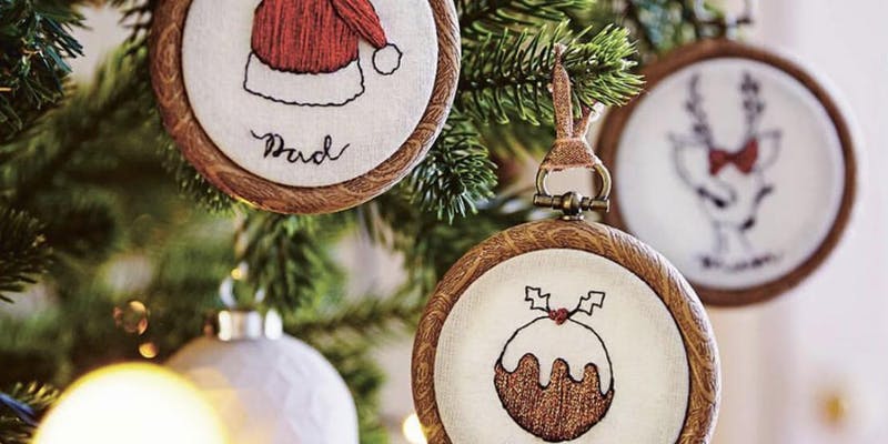Christmas Decoration Embroidery Workshop // BARN